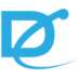 blue direct electron favicon clear background